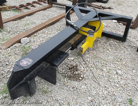 inverted skid steer log splitter|automatic log splitter skid steer.